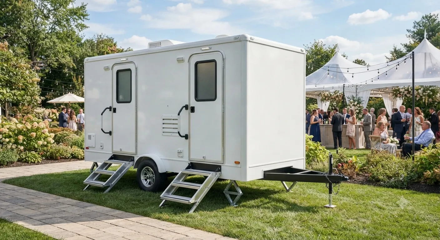 2 Stall Restroom Trailer in Dearborn Heights, MI