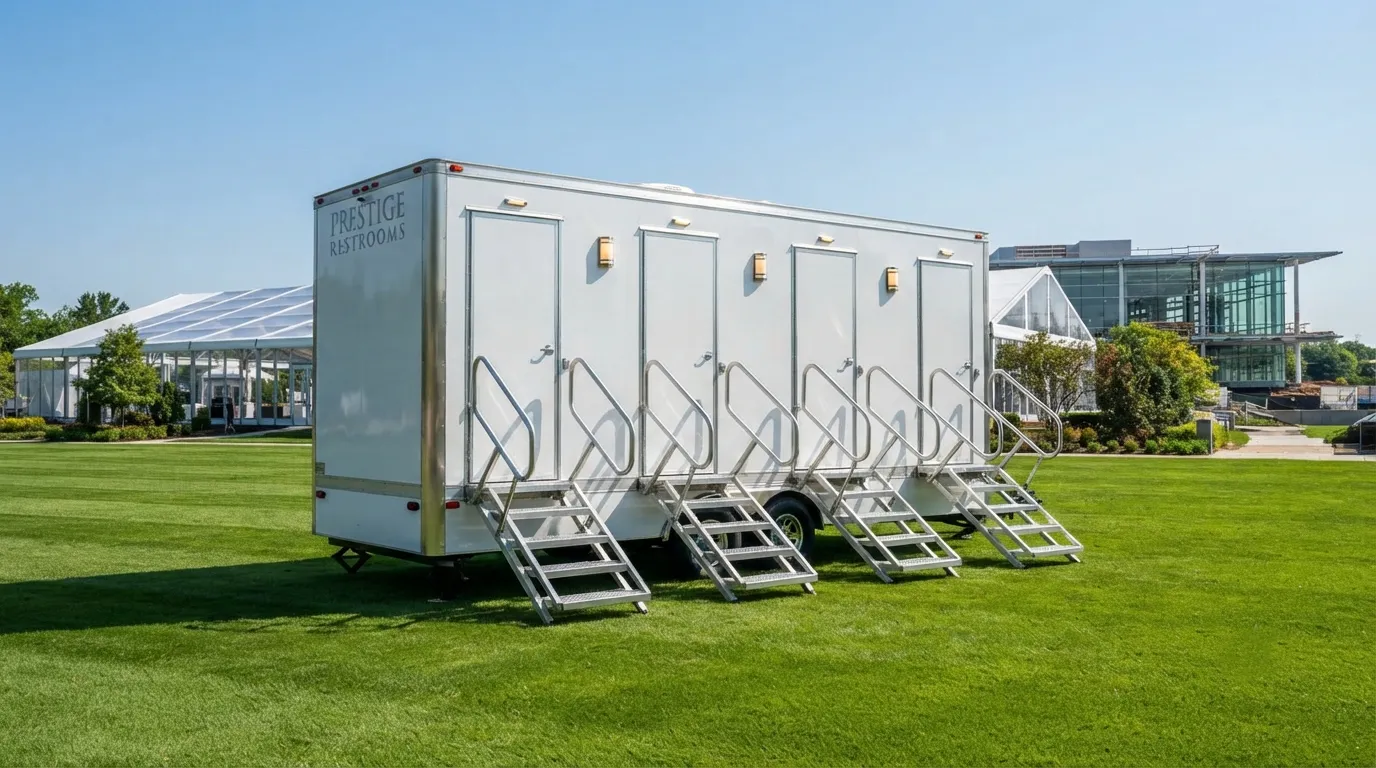 4 Stall Restroom Trailer in Dearborn Heights, MI
