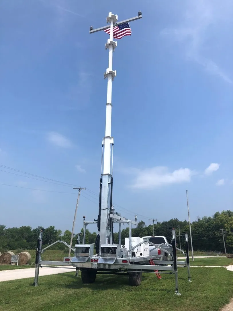 Temporary Power Pole in Dearborn Heights, MI